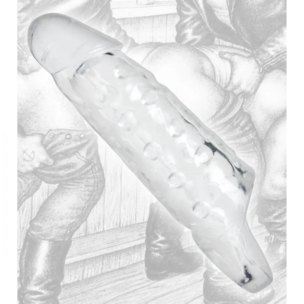 Tom of Finland Clear Smooth Cock Enhancer Cock Sleeve  Penis Extenders and Sleeves