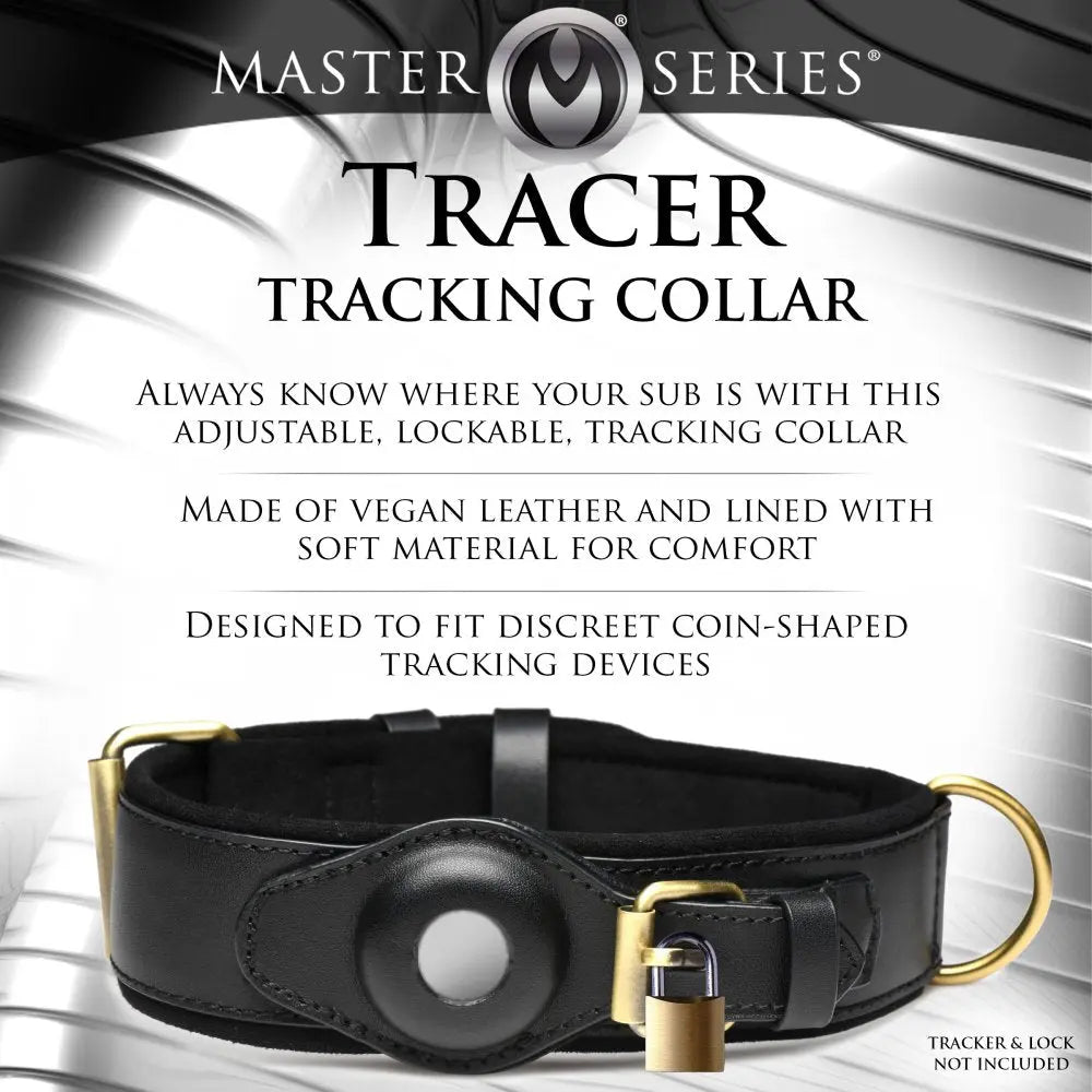 Tracer Tracking BDSM Collar Pet Play Bondage Collar  Collars and Leads