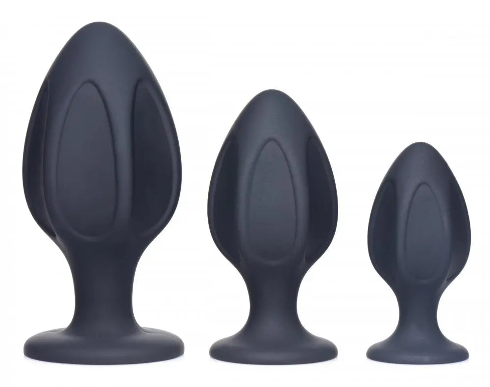 Triple Juicers Silicone Anal Trainer Sex Toy Set Beginner Butt Plugs  Anal Plug Sex Toy