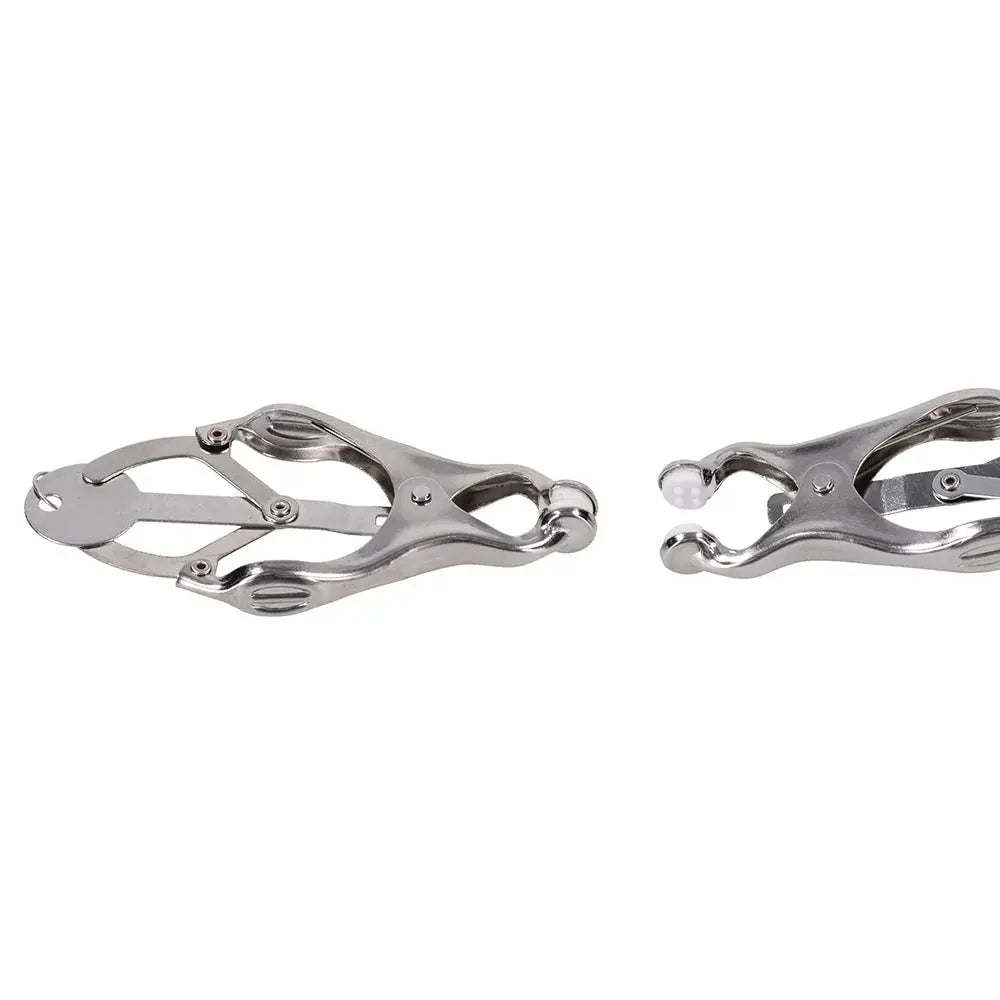 Tuggable Clover Clamps - Nipple Torture Clamps  Nipple Clamps