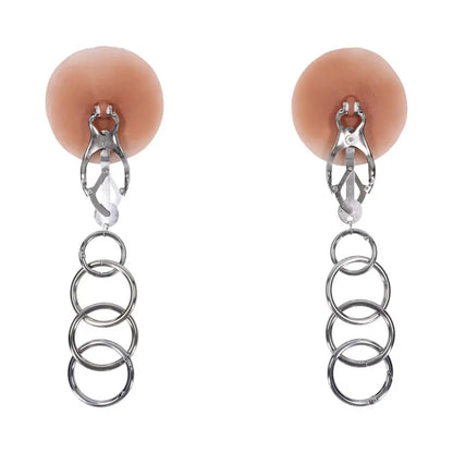 Tuggable Clover Clamps - Nipple Torture Clamps  Nipple Clamps