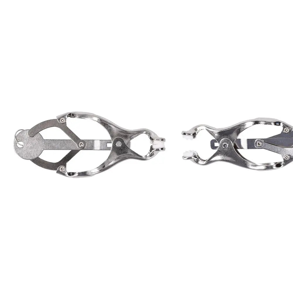 Tuggable Clover Clamps - Nipple Torture Clamps  Nipple Clamps