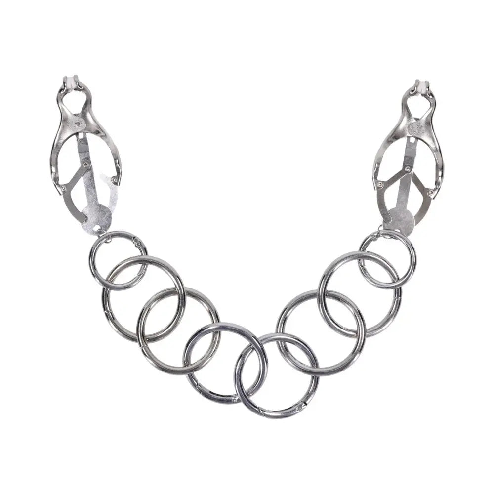 Tuggable Clover Clamps - Nipple Torture Clamps  Nipple Clamps
