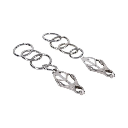 Tuggable Clover Clamps - Nipple Torture Clamps  Nipple Clamps