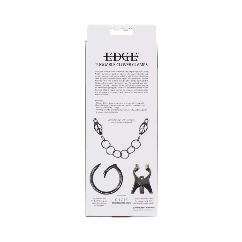 Tuggable Clover Clamps - Nipple Torture Clamps  Nipple Clamps