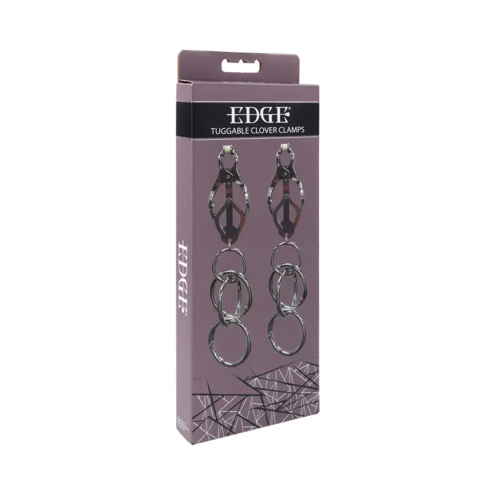 Tuggable Clover Clamps - Nipple Torture Clamps  Nipple Clamps