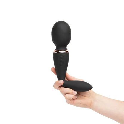 Turbo Dual Ended Wand Vibrator Nu Sensuelle Alluvion XLR8 Black  Wand Vibrator