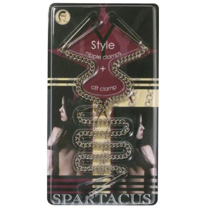 Tweezer Y Clamp Set Nipple to Clit Clamps Nipple and Clit Chain  Fetish - Nipple Clips Clamps & Suckers