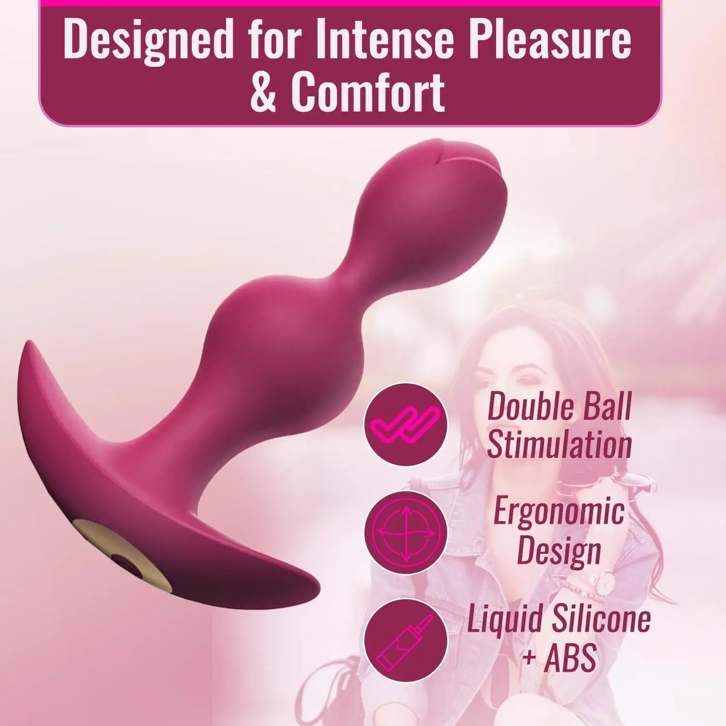 Twinny Bud Rechargeable Silicone Multi-Speed Vibrating Anal Plug  Anal Plug Sex Toy