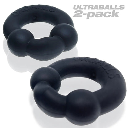 ULTRABALLS, 2-pack Cock Ring - PLUS+SILICONE special edition - NIGHT  Cock Rings