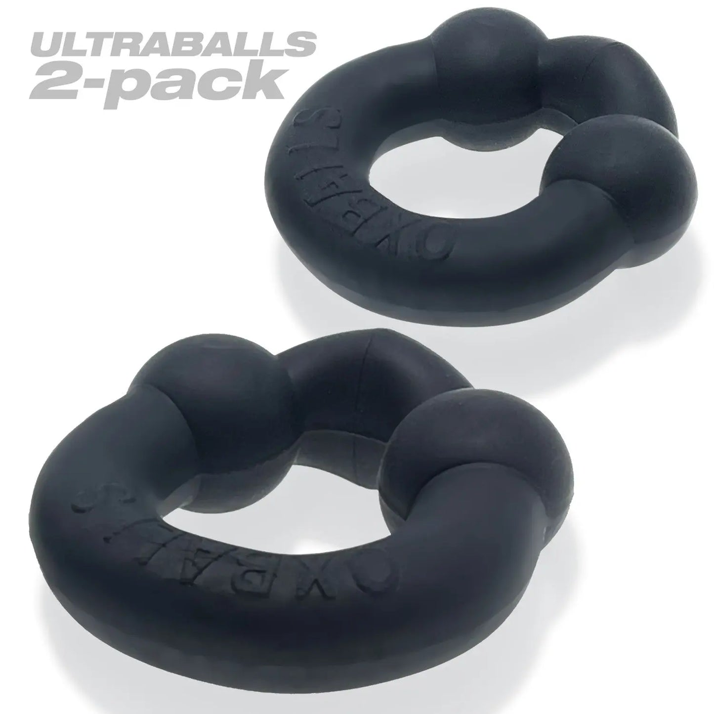 ULTRABALLS, 2-pack Cock Ring - PLUS+SILICONE special edition - NIGHT  Cock Rings