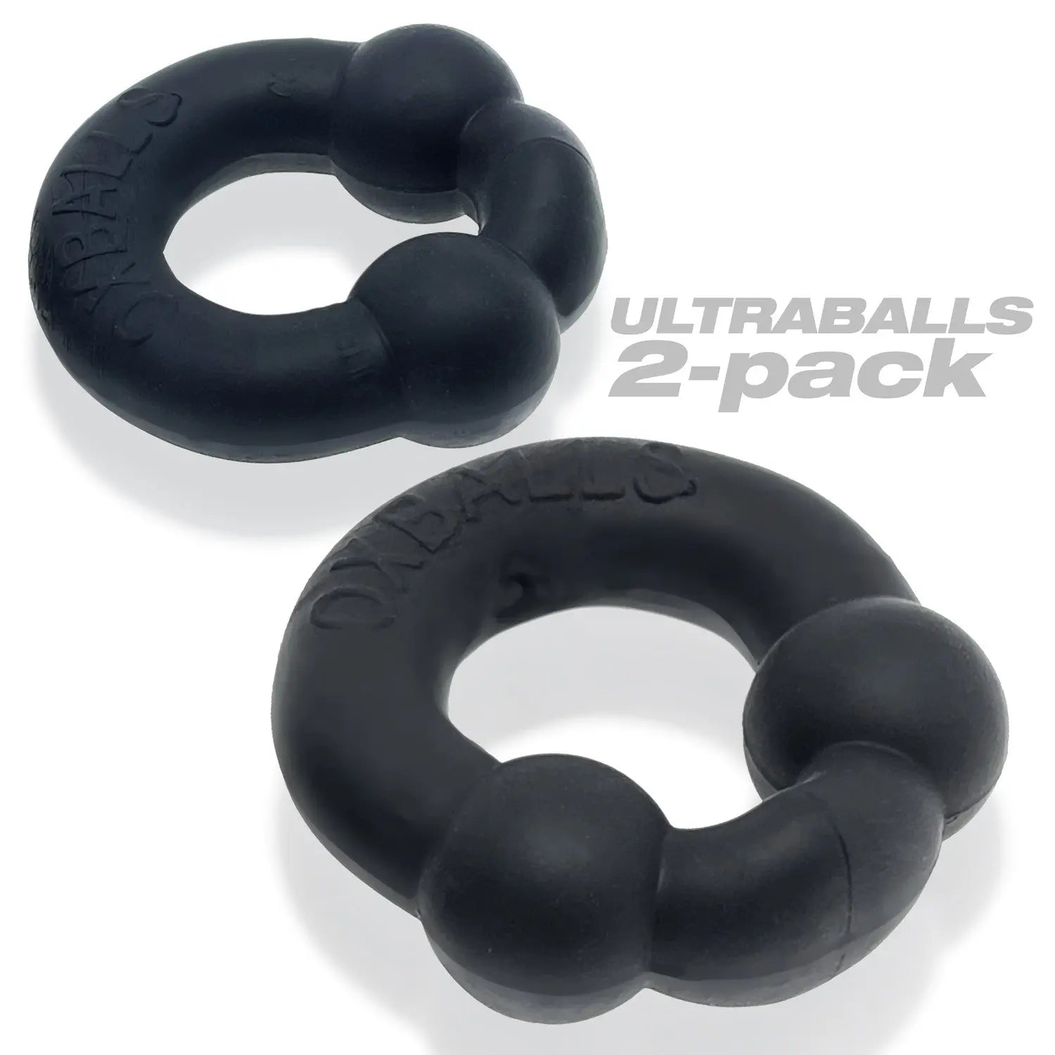 ULTRABALLS, 2-pack Cock Ring - PLUS+SILICONE special edition - NIGHT  Cock Rings