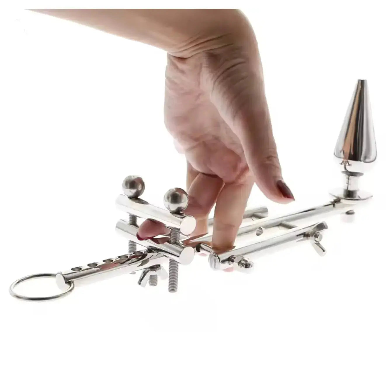 Ultimate Male Lockdown System CBT Chastity Device  Cock and Ball Torture