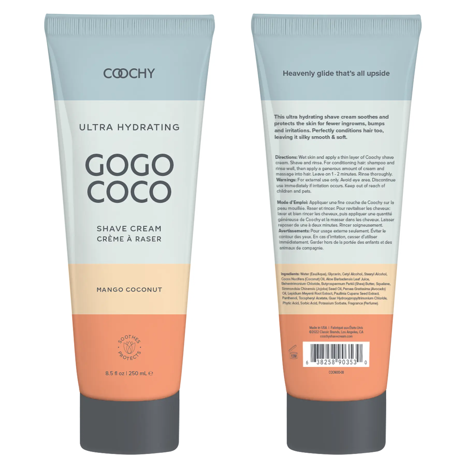 Ultra Hydrating Mango Coconut  Shave Cream 8.5oz  Lubes, Lotions and Accessories