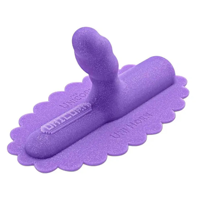 Uni Horn - Twisted Textured Silicone Attachment  Vibrators