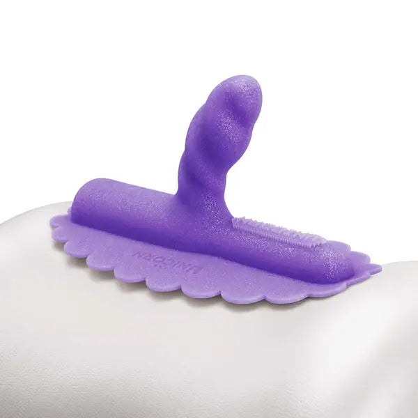 Uni Horn - Twisted Textured Silicone Attachment  Vibrators