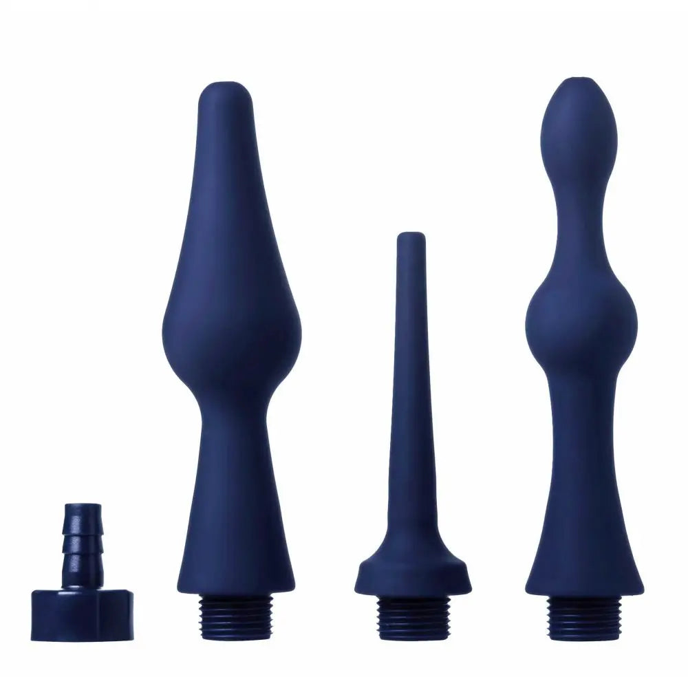 Universal 3 Piece Silicone Enema Attachment Set  Anal Prep