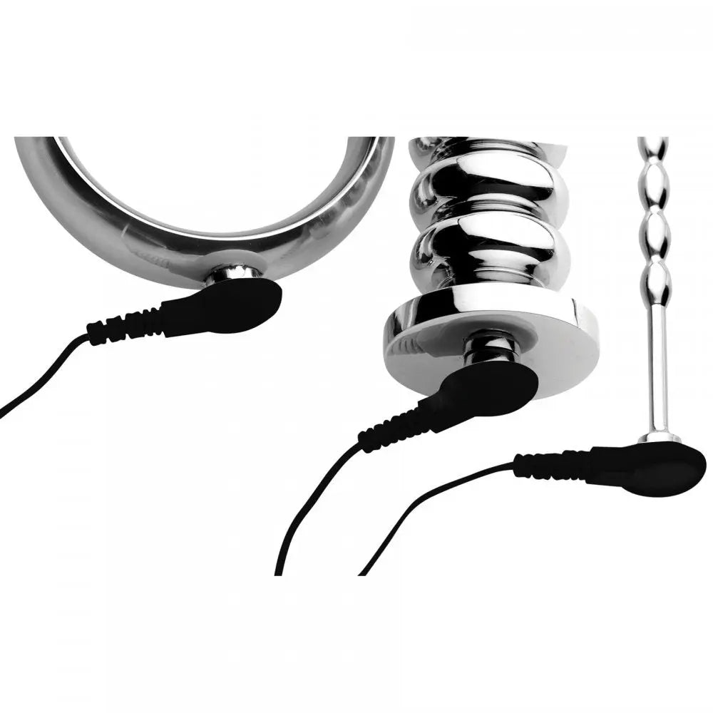 Urethral plug Set Zeus Deluxe Series Voltaic For Him Stainless Steel Male E-stim Kit  Electro