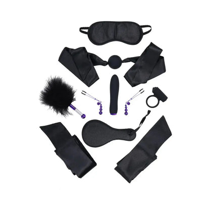 VIP Room BDSM Set Premium Bondage Kit - Black  Bondage Kits