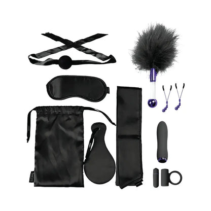 VIP Room BDSM Set Premium Bondage Kit - Black  Bondage Kits