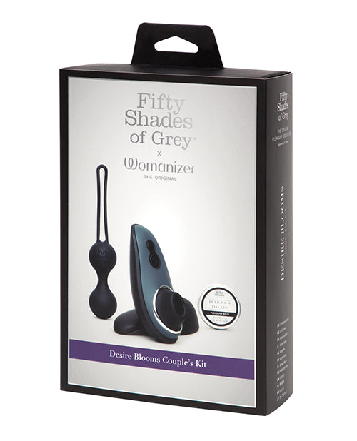 Valentines Sex Toy Gift Set Fifty Shades of Grey and Womanizer Desire Blooms Kit Couples Sex Gift Set  Vibrators