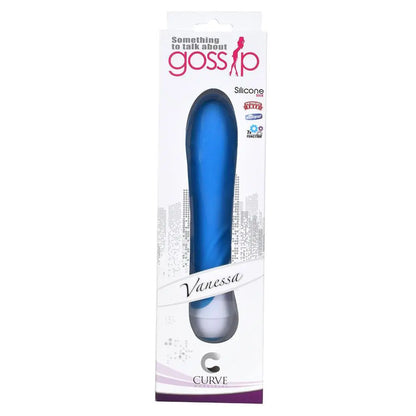 Vanessa 7 Function Silicone Vibe Vibrator Sex Toy - Blue  Clitoral Stimulators