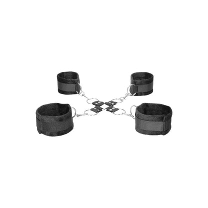 Velcro Hogtie With Hand and Ankle Cuffs Black  Fetish - Cuffs & Restraints