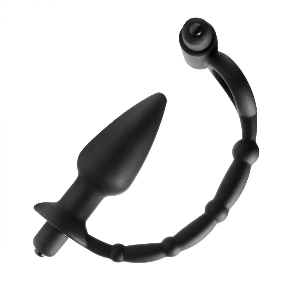 Viaticus Dual Cock Ring and Anal Plug Vibe BDSM Toy  Cock Rings