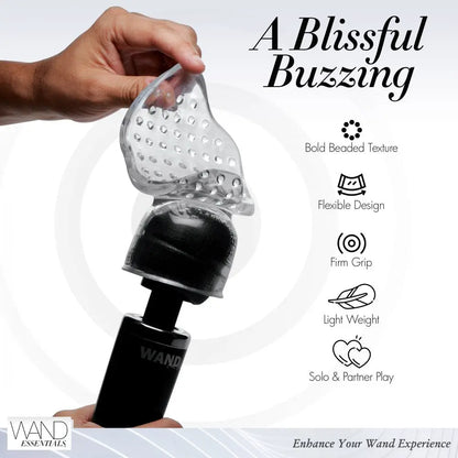 Vibra-Stroke Male Masturbator Wand Attachment Sex Toy for Men  Wand Attachment
