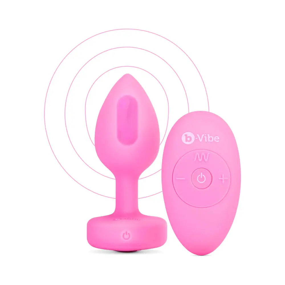 Vibrating Beginner Anal Plug with Heart-Shaped Jewel Base Small  Anal Plug Sex Toy