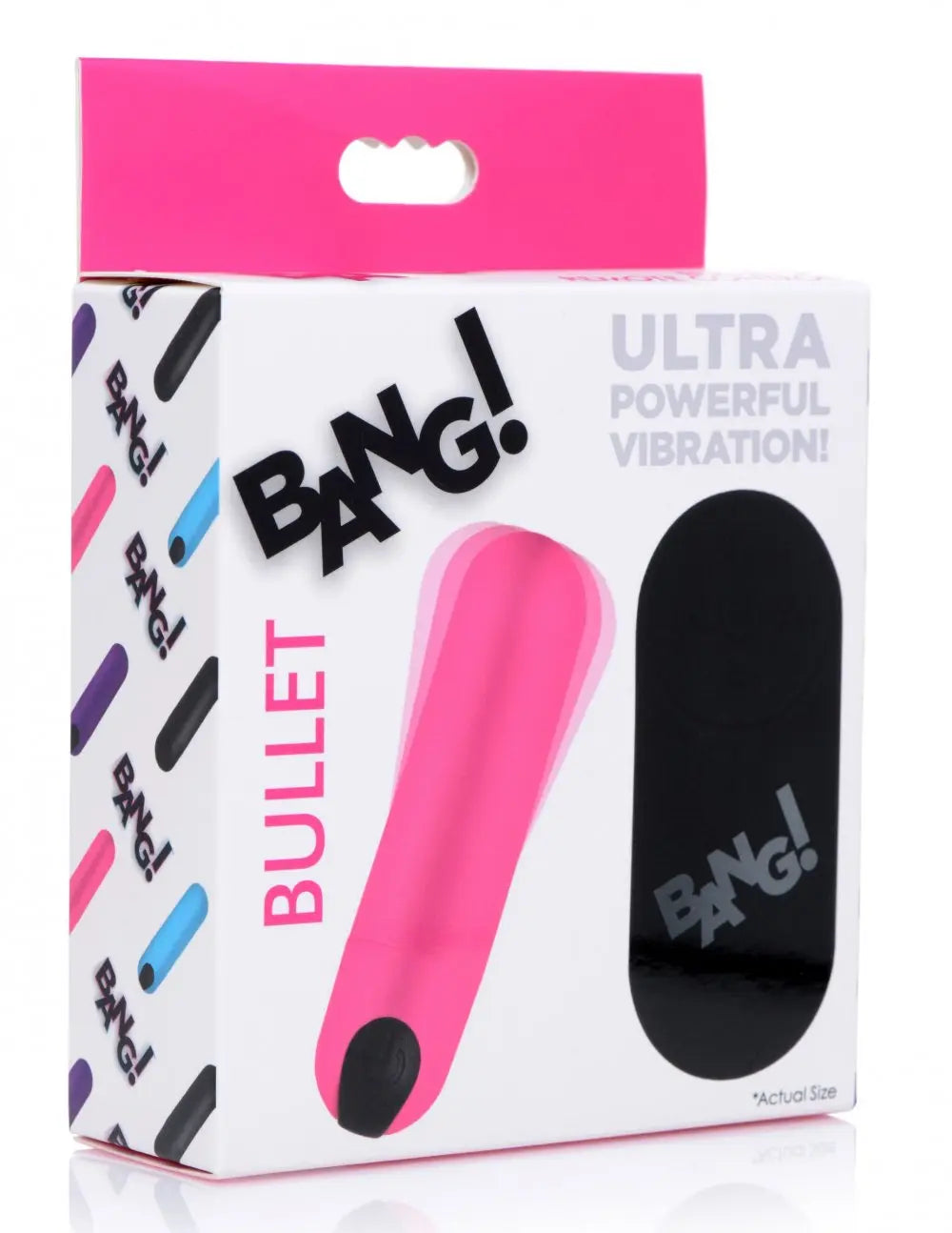 Vibrating Bullet Sex Toy with Remote Control - Pink  Bullet Vibrators