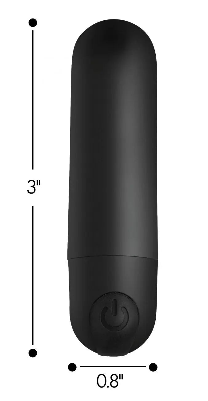 Vibrating Bullet Vibrator with Remote Control - Black  Bullet Vibrators