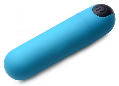Vibrating Bullet Vibrator with Remote Control - Blue  Bullet Vibrators
