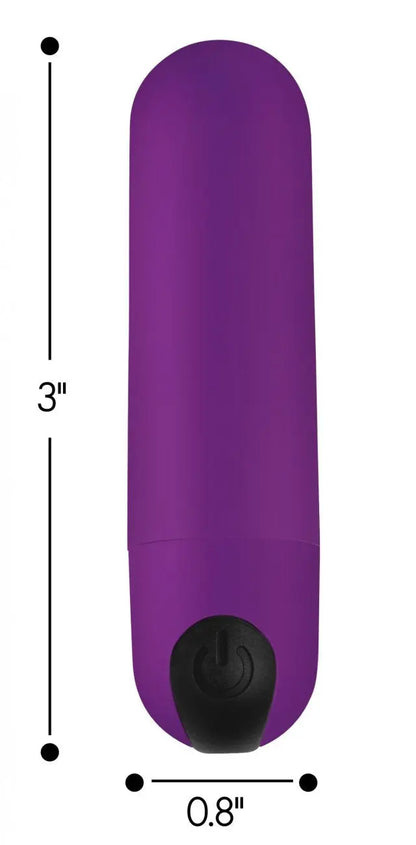 Vibrating Bullet with Remote Control - Purple  Bullet Vibrators
