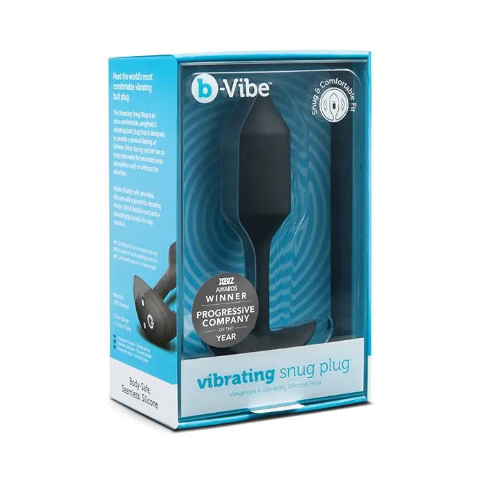 Vibrating Butt Plug Anal Sex Toy VIBRATING SNUG PLUG 2 | BLACK  Anal
