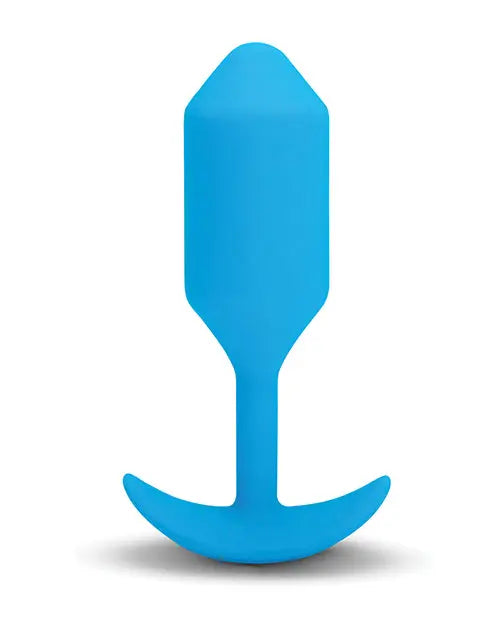 Vibrating Butt Plug - Large Blue Vibrating Snug Plug Anal Sex Toy  Anal