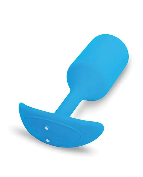 Vibrating Butt Plug - Large Blue Vibrating Snug Plug Anal Sex Toy  Anal