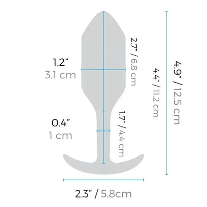 Vibrating Butt Plug Sex Toy VIBRATING SNUG PLUG 2 | ROSE  Anal