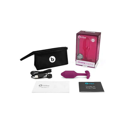 Vibrating Butt Plug Sex Toy VIBRATING SNUG PLUG 2 | ROSE  Anal