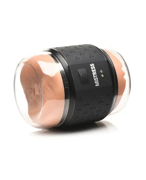 Vibrating Double Shot Mouth and Pussy Stroker  Manual Stroker