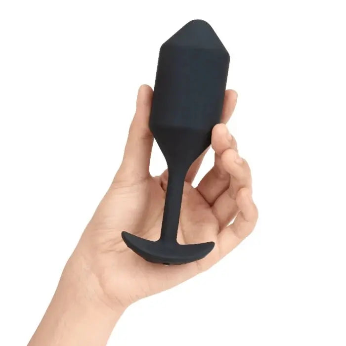 Vibrating Weighted Anal Plug XL - 247 g Black Butt Plug Sex Toy  Anal