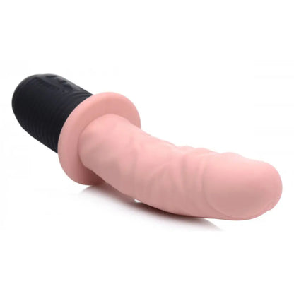 Vibrating and Thrusting Dildo Sex Toy Silicone Power Pounder  Thrusting Dildo