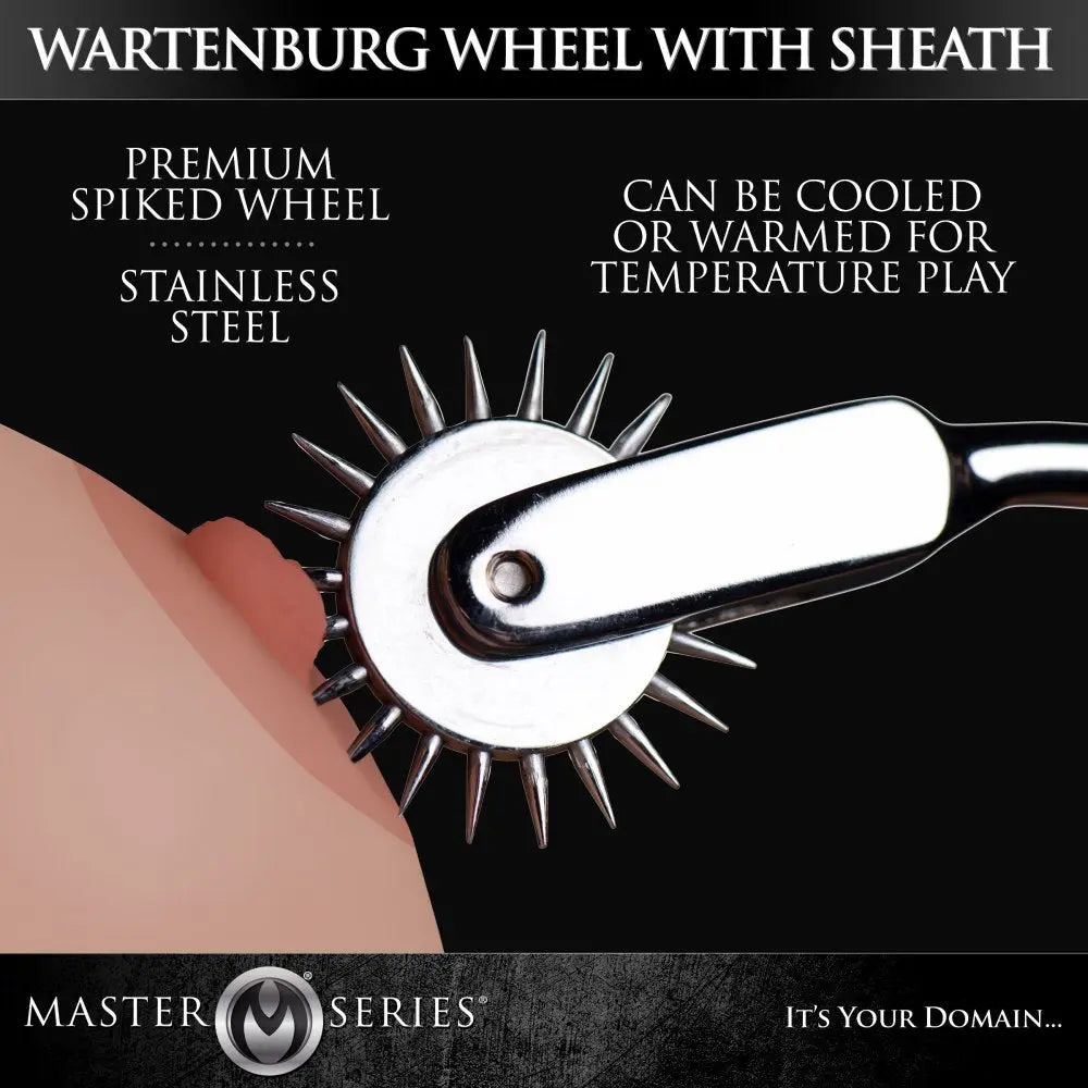 Wartenburg Wheel With Sheath BDSM Sensory Play Spiked Wheel  Medical