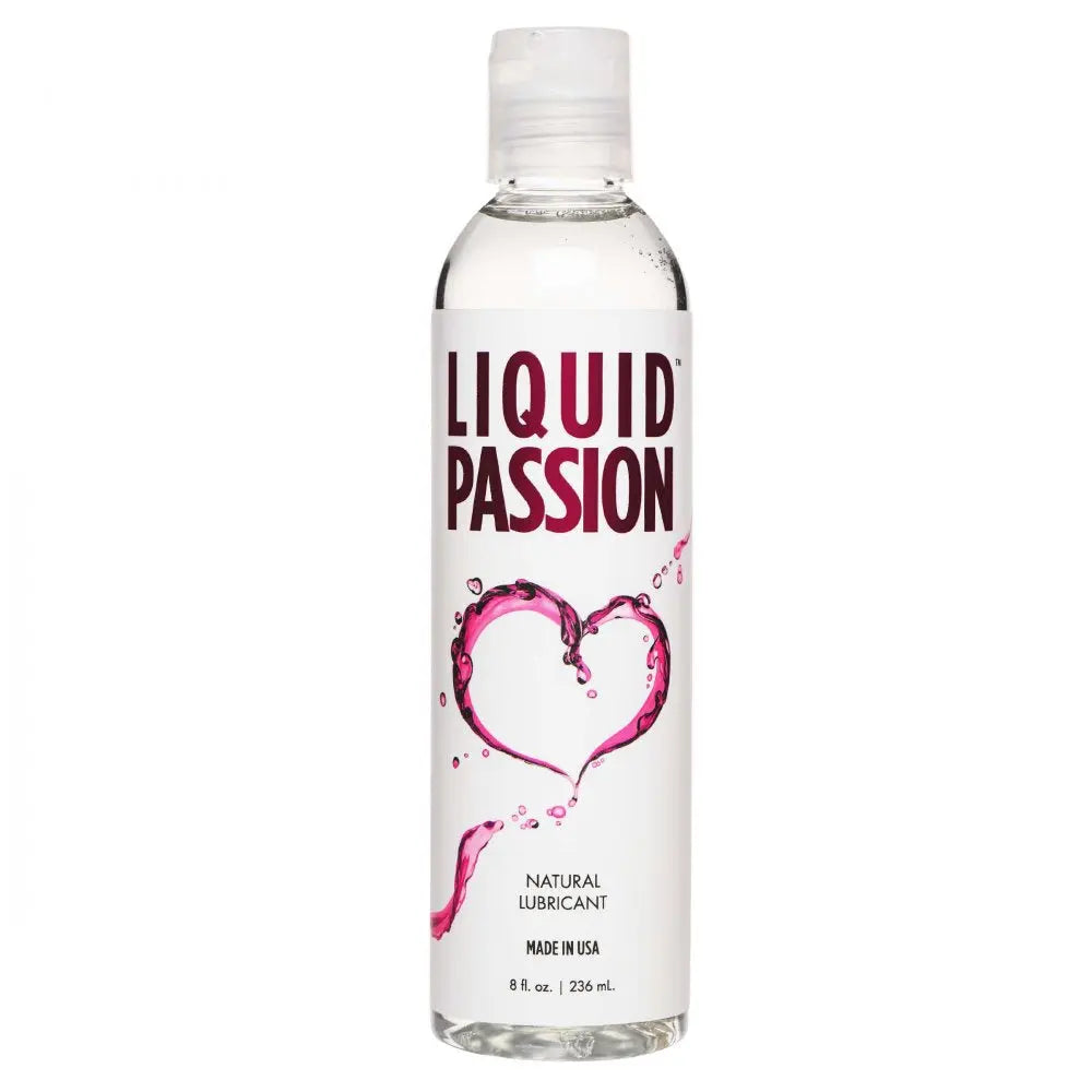 Water Based Lube Liquid Passion Natural Lubricant - 8oz  Lubes, Lotions and Accessories