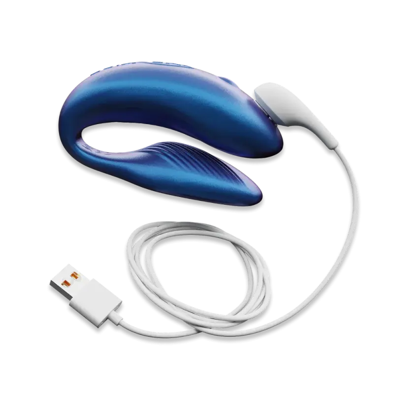 We-Vibe Chorus Couples Vibrator - Cosmic Blue Sex Toy for Couples  Vibrators