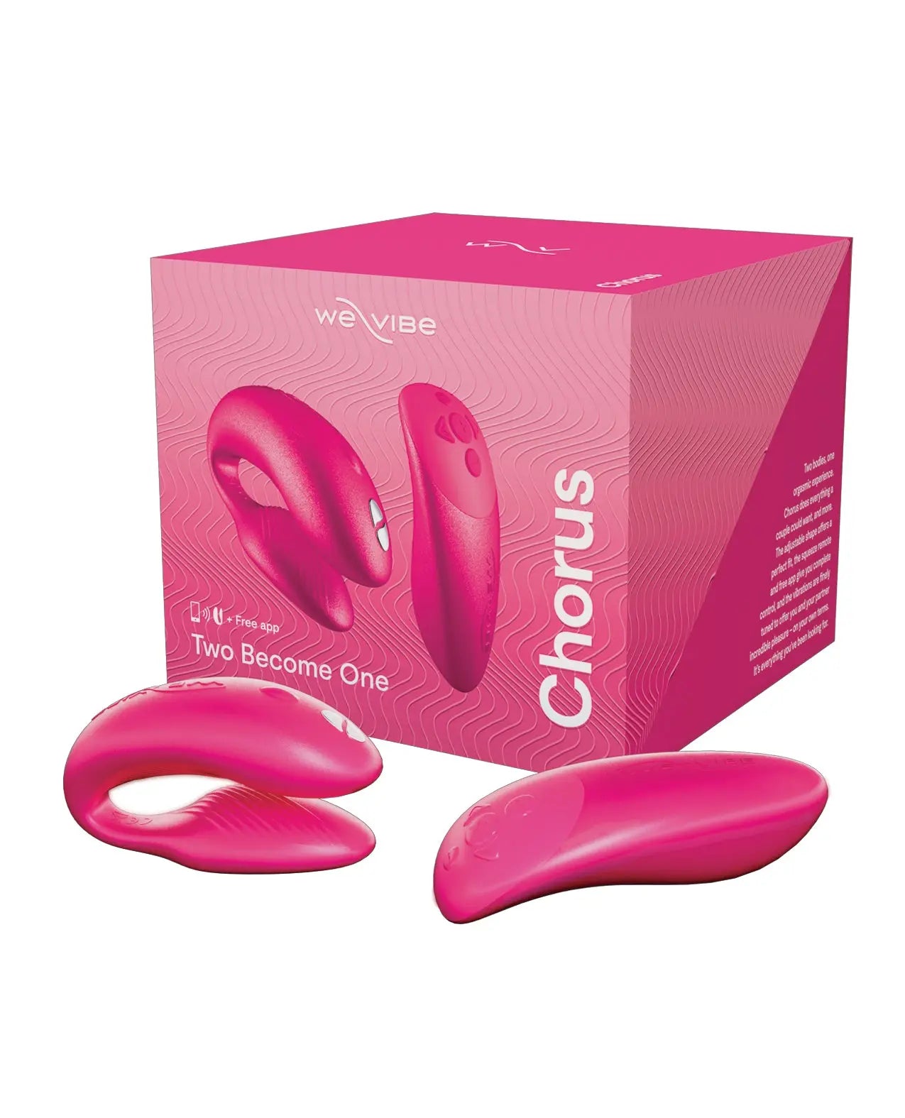 We-Vibe Chorus Couples Vibrator  - Cosmic Pink Sex Toy for Couples  Vibrators