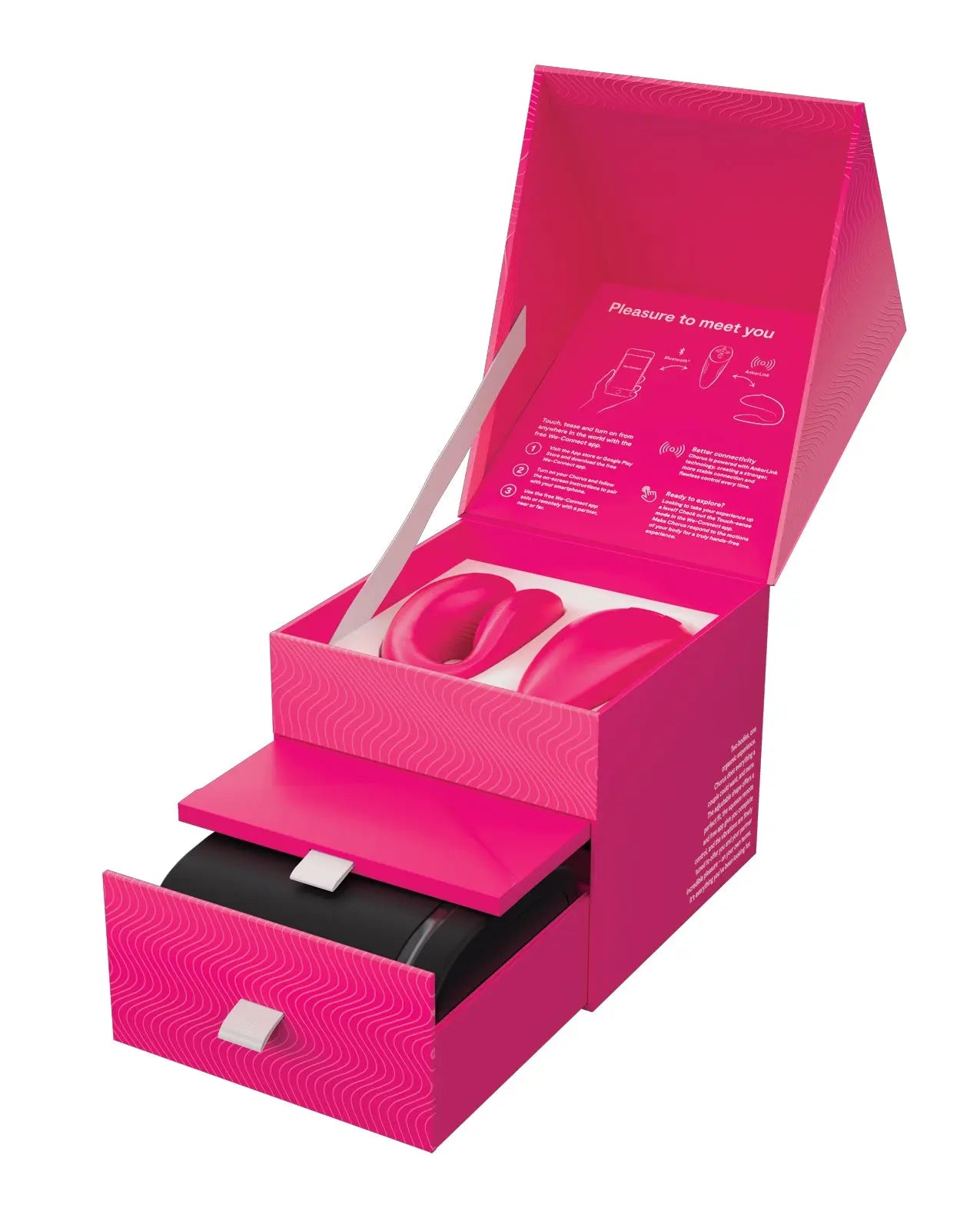 We-Vibe Chorus Couples Vibrator  - Cosmic Pink Sex Toy for Couples  Vibrators