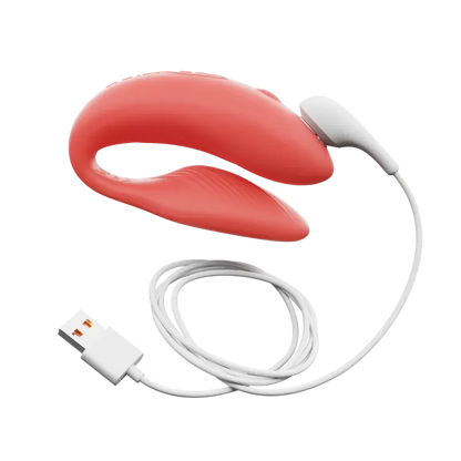 We-Vibe Chorus Couples Vibrator - Crave Coral Sex Toy for Couples  Vibrators