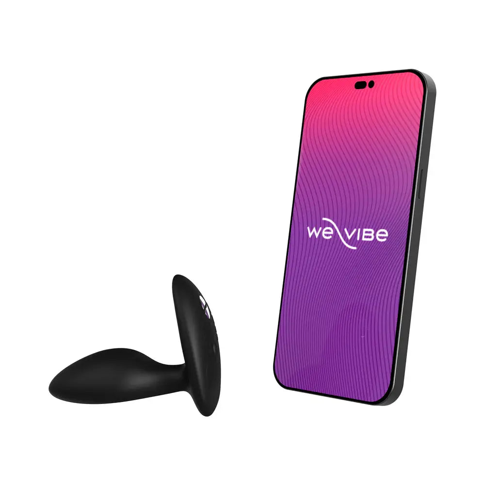 We-Vibe Ditto+ Vibrating Anal Plug - Satin Black  Vibrating Anal Sex Toy