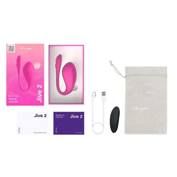 We-Vibe Jive 2 Electric Pink  Vibrators